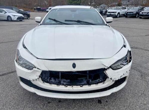 ZAM57RSA0G1172444 2016 MASERATI GHIBLI Белый Вид подкапотного пространства