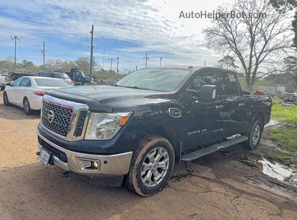 1N6BA1F45HN511513 2017 NISSAN TITAN Black Vista tres cuartos delantera izquierda