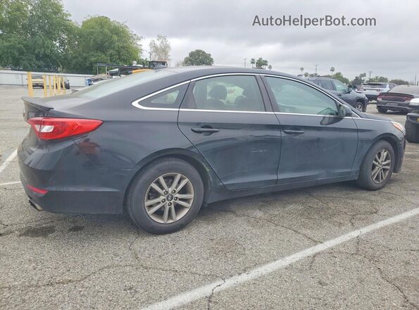 5NPE24AF2GH398481 2016 HYUNDAI SONATA Black Tył prawy