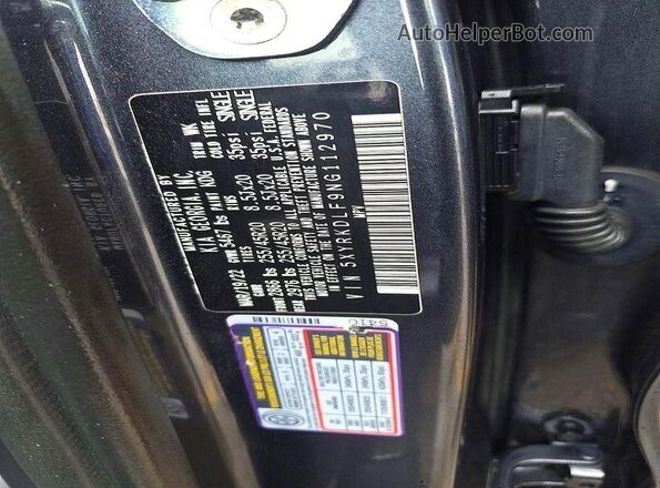 5XYRKDLF9NG112970 2022 KIA SORENTO Black Rear interior view