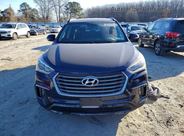 KM8SN4HF4HU197684 2017 HYUNDAI SANTA Blue Vista trasera