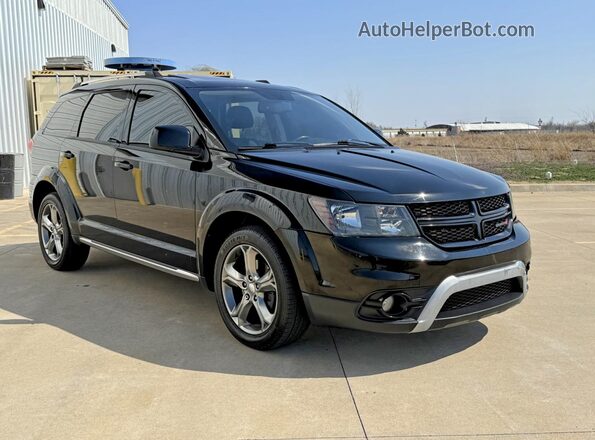 3C4PDCGB6HT551995 2017 DODGE JOURNEY Black Rear left
