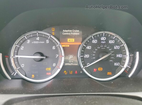 19UUB2F59JA003616 2018 ACURA TLX Черный Вид задних сидений