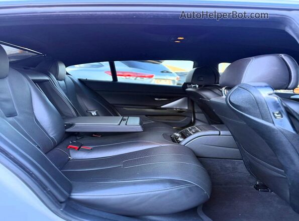 WBS6E9C56GG437177 2016 BMW M6 Белый Вид задних сидений