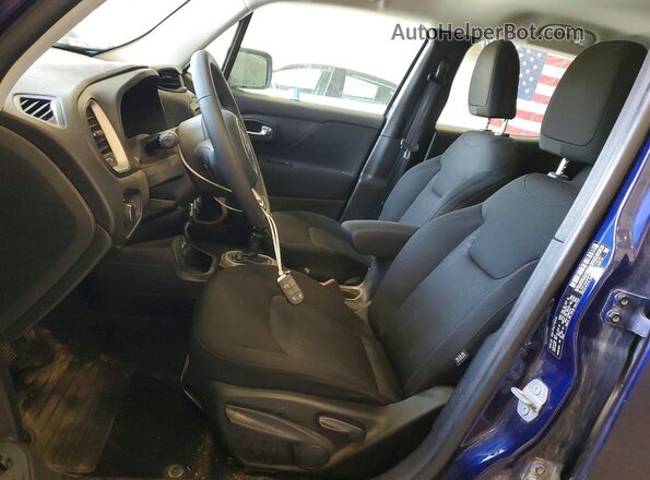 ZACCJAAH3HPF43398 2017 JEEP RENEGADE Синий Вид панели приборов