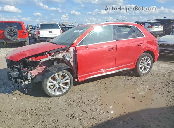 WA1DECF38R1049860 2024 AUDI Q3 Red Задня ліва чверть