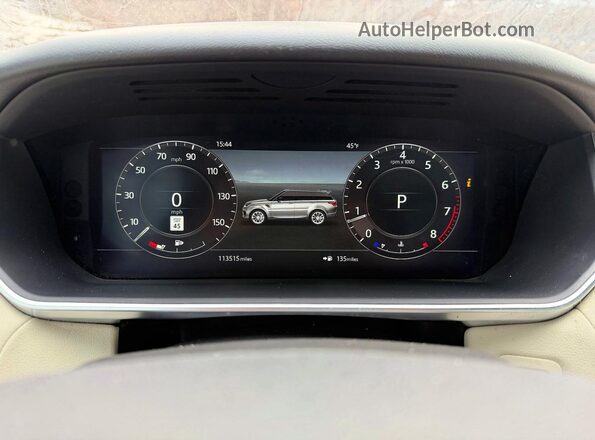 SALWR2RV8KA420377 2019 LAND ROVER RANGE Белый Вид щитка приборов