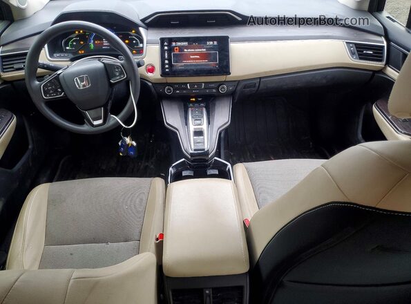 JHMZC5F15KC000166 2019 HONDA CLARITY Белый Вид щитка приборов