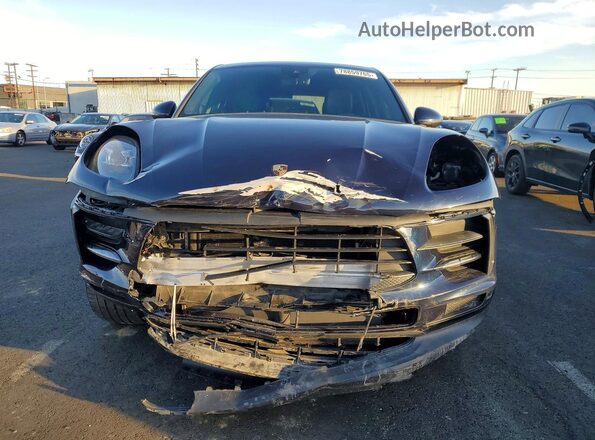 WP1AA2A58KLB02072 2019 PORSCHE MACAN Синий Вид сзади
