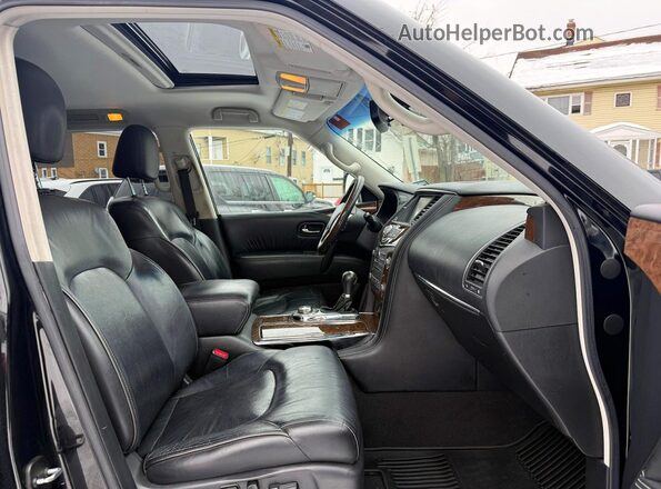 JN8AZ2NE9H9154342 2017 INFINITI QX80 Черный Вид панели приборов
