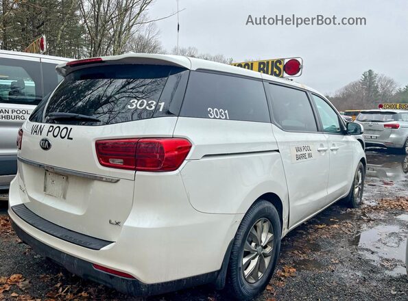 KNDMB5C18K6525496 2019 KIA SEDONA Белый Вид спереди