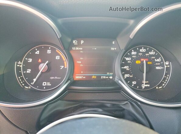 ZASPAJAN3K7C71311 2019 ALFA ROMEO STELVIO Белый Вид задних сидений