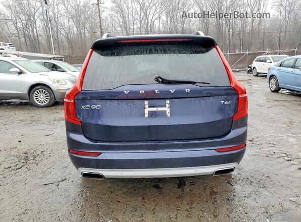 YV4A22PK0G1024978 2016 VOLVO XC90 Синий Вид салона спереди