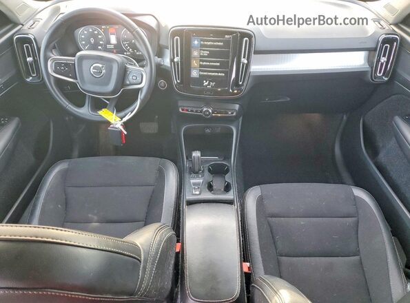 YV4162UK0L2278235 2020 VOLVO XC40 Gray Widok zestawu wskaźników