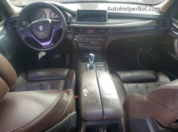 5UXKR0C52G0P34055 2016 BMW X5 Синий Вид щитка приборов
