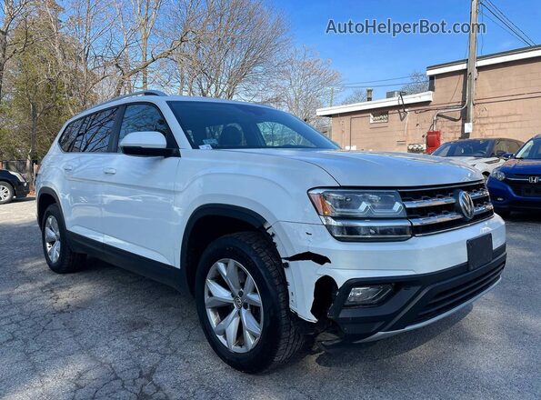 1V2LR2CA0JC586605 2018 VOLKSWAGEN ATLAS Белый Задняя левая четверть