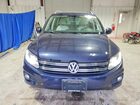 2016 Volkswagen Tiguan S Синий vin: WVGBV7AX1GW545593