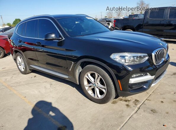 5UXTY3C05L9B40016 2020 BMW X3 Черный Вид спереди