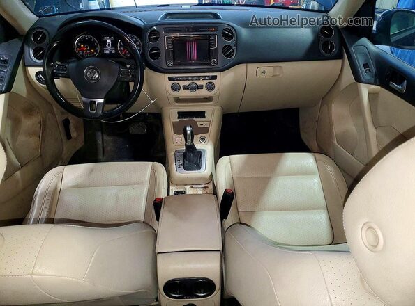 WVGBV7AX1GW545593 2016 VOLKSWAGEN TIGUAN Синий Вид щитка приборов