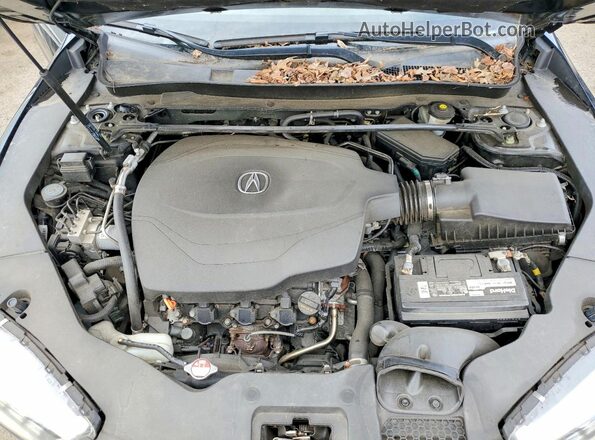 19UUB2F59JA003616 2018 ACURA TLX Черный Вид подкапотного пространства