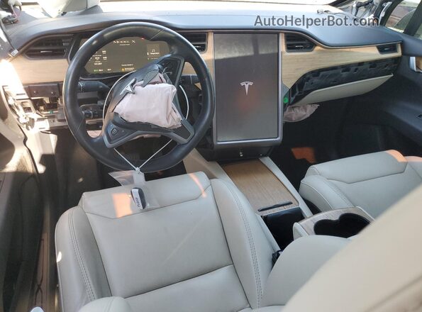 5YJXCAE21KF162987 2019 TESLA MODEL X Серый Вид щитка приборов
