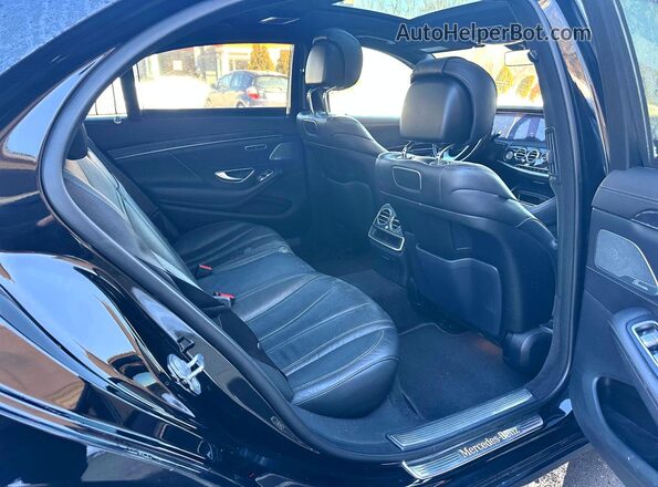 WDDUG6EB4KA439487 2019 MERCEDES-BENZ S-CLASS Black Սալոնի դիմացի տեսք