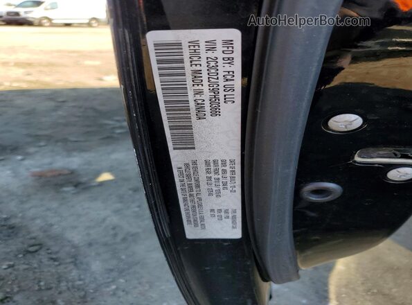 2C3CDZJG9PH503666 2023 DODGE CHALLENGER Черный Вид наклейки с VIN-кодом