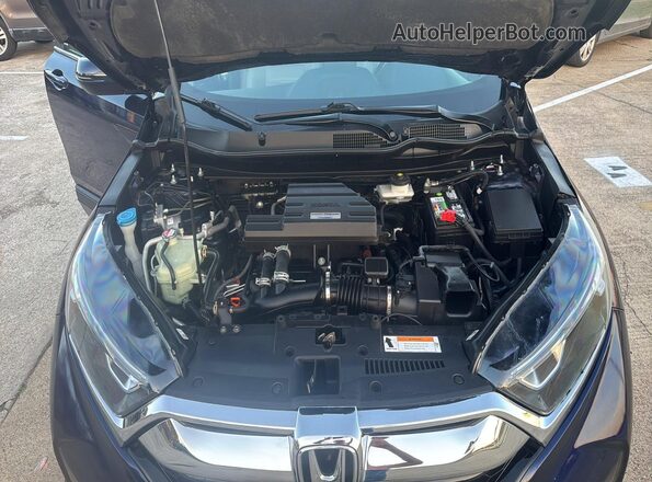 7FARW1H88JE038430 2018 HONDA CRV Синий Вид панели приборов