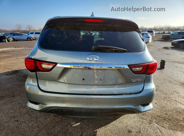 5N1DL0MM1JC525313 2018 INFINITI QX60 Синий Вид салона спереди