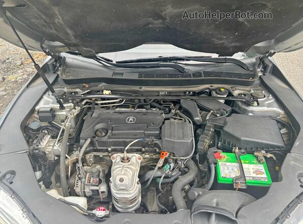 19UUB1F30LA007484 2020 ACURA TLX Gray Widok wnętrza z przodu