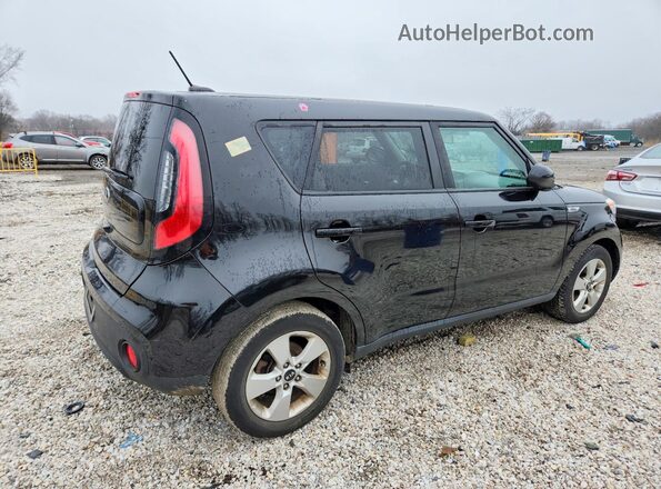 KNDJN2A24K7669254 2019 KIA SOUL Черный Передняя правая четверть
