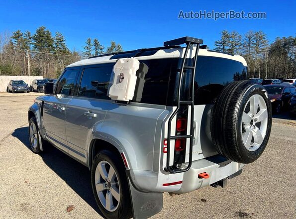 SALEW7RU6N2097910 2022 LAND ROVER DEFENDER Серебряный Передняя правая четверть