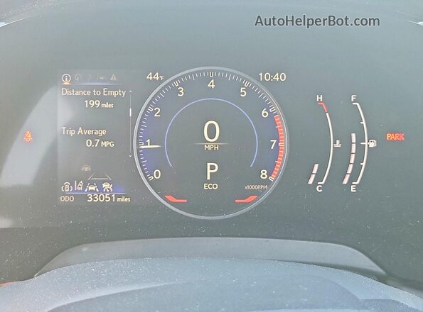 JTJCHMAA1P2007846 2023 LEXUS RX Черный Вид щитка приборов