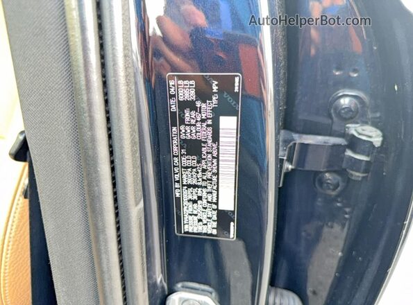 YV4A22PK2G1090674 2016 VOLVO XC90 Синий Вид задней части салона