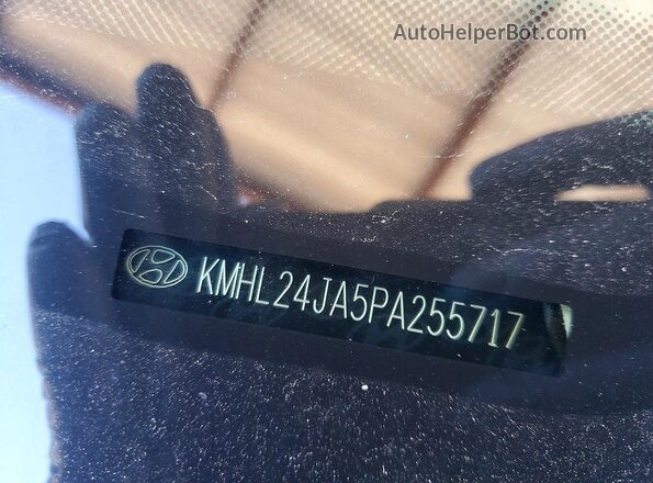 KMHL24JA5PA255717 2023 HYUNDAI SONATA Черный Вид наклейки с VIN-кодом