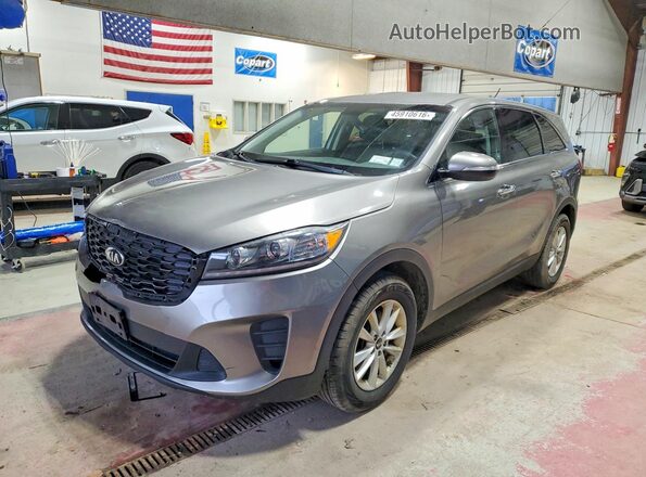 5XYPG4A56KG446582 2019 KIA SORENTO Серебряный Передняя левая четверть