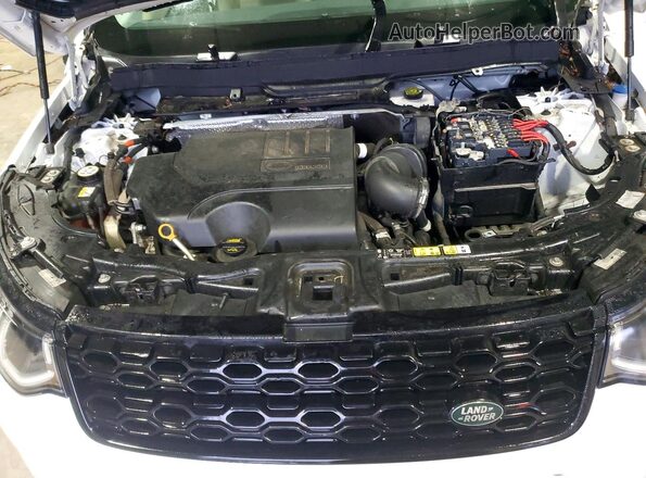 SALCP2FX8NH909033 2022 LAND ROVER DISCOVERY White Vista de la etiqueta del VIN