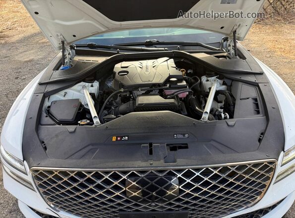 KMTGB4SC2NU092298 2022 GENESIS G80 Белый Вид панели приборов