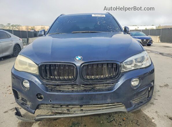 5UXKR0C52G0P34055 2016 BMW X5 Синий Вид сзади