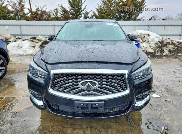 5N1DL0MM0KC507421 2019 INFINITI QX60 Черный Вид сзади