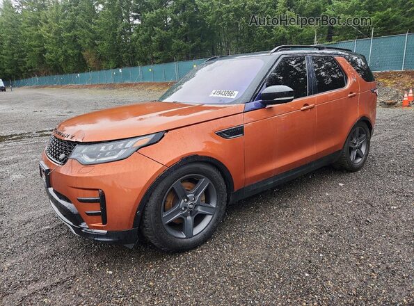 SALRHBBK7HA035787 2017 LAND ROVER DISCOVERY Orange Передня ліва чверть