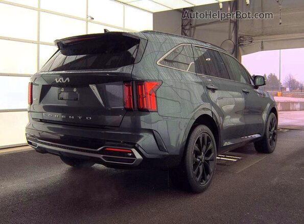 5XYRKDLF9NG112970 2022 KIA SORENTO Black Front view
