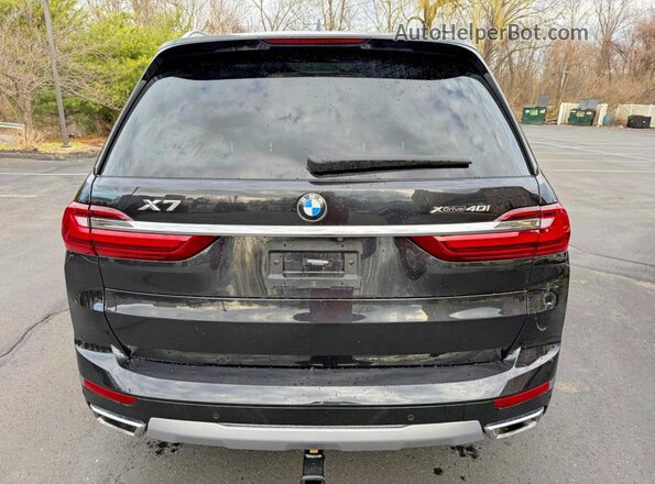 5UXCW2C07L9B99326 2020 BMW X7 Black Widok naklejki z numerem VIN