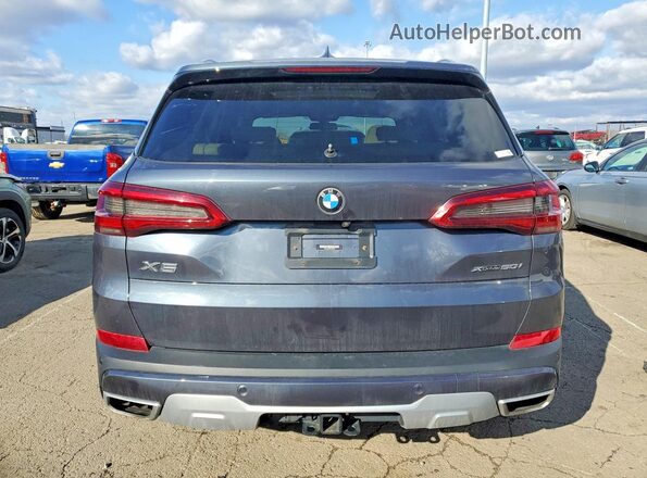 5UXJU2C59KLN65553 2019 BMW X5 Gray Widok wnętrza z przodu