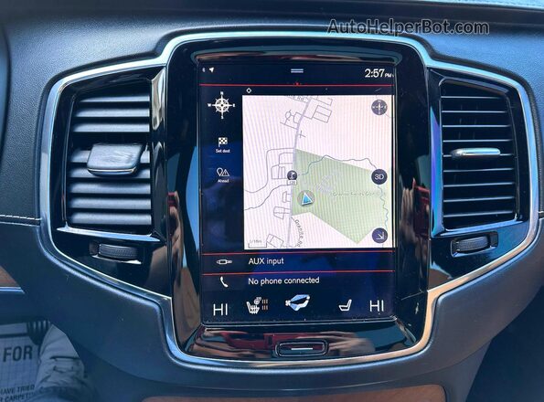 YV4BC0PLXH1180980 2017 VOLVO XC90 Black Սալոնի հետևի տեսք