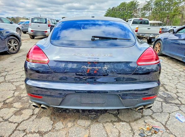 WP0AB2A72GL050638 2016 PORSCHE PANAMERA Черный Вид салона спереди