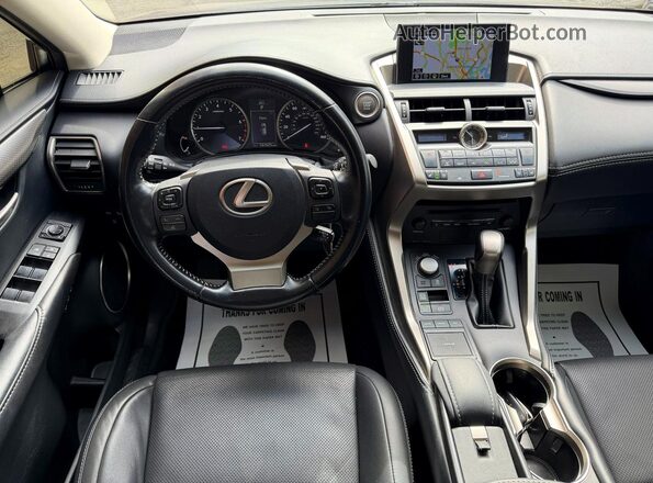 JTJBARBZ0H2112560 2017 LEXUS NX Серый Вид задних сидений