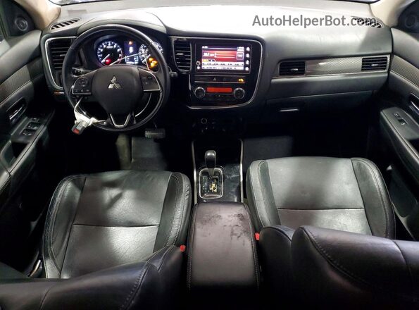 JA4AD3A34KZ023549 2019 MITSUBISHI OUTLANDER Black Widok zestawu wskaźników