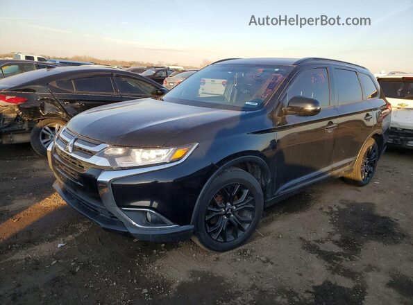 JA4AD3A37JZ020675 2018 MITSUBISHI OUTLANDER Черный Задняя левая четверть