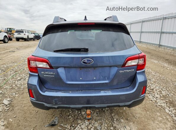 4S4BSBLC2G3236982 2016 SUBARU OUTBACK Синий Вид салона спереди